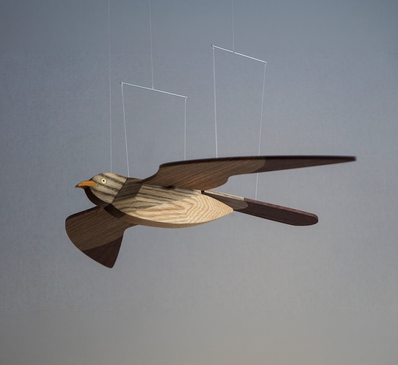 「鳥兒們的天空」布穀鳥動態雕塑